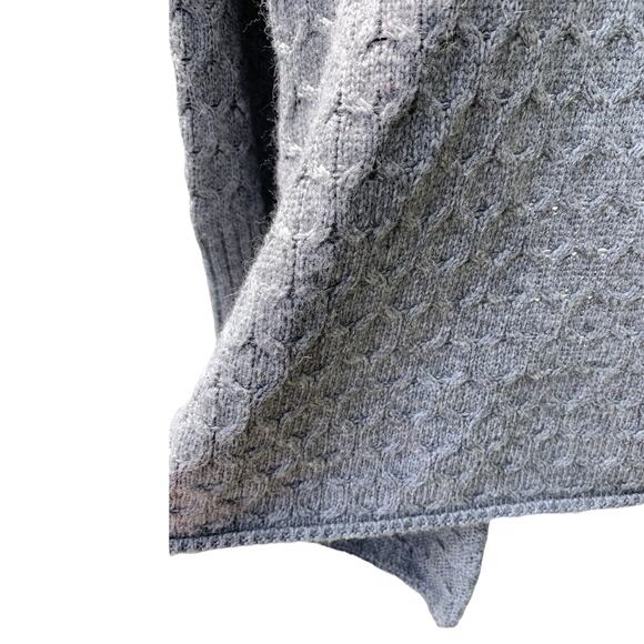 Brixon Ivy Stitch Fix Gray Lawley Cable Knit Cashmere Cardigan Sweater SF7241S S - Picture 5 of 12